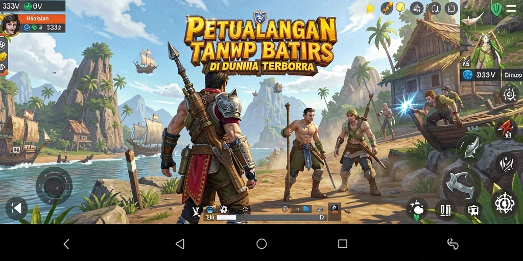 Gameplay 333V yang penuh petualangan di dunia terbuka.