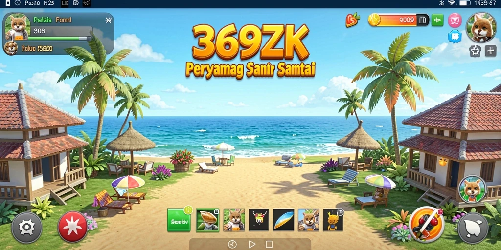 Tampilan menarik dari gameplay santai 369ZK