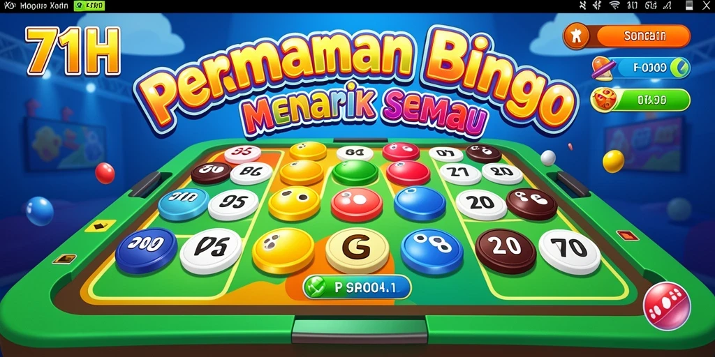 Gameplay seru dan menyenangkan di 71H Bingo.