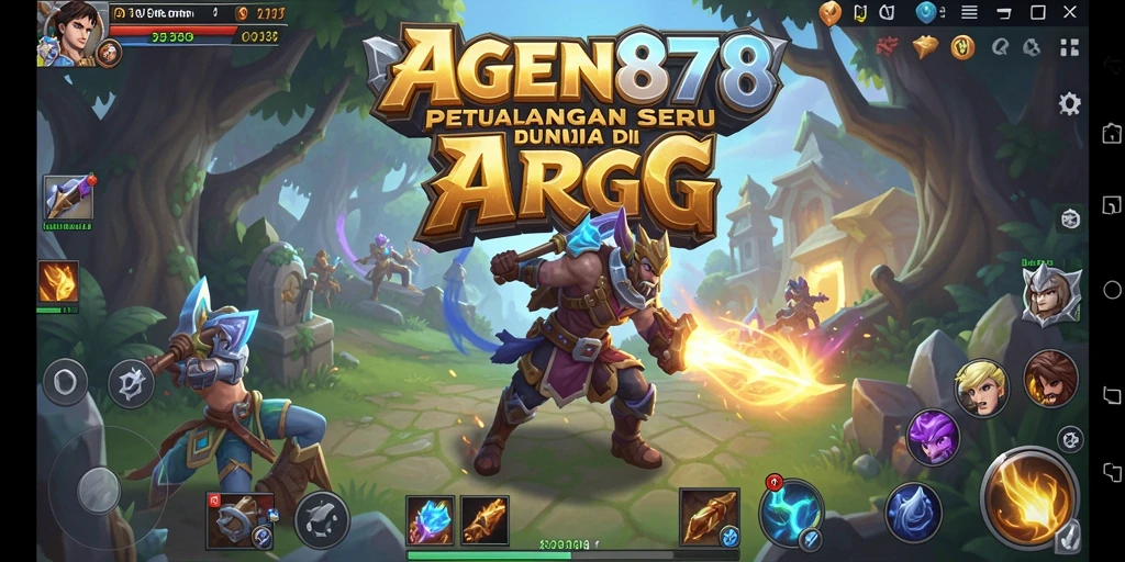 Tampilan gameplay yang mendebarkan di AGEN878.