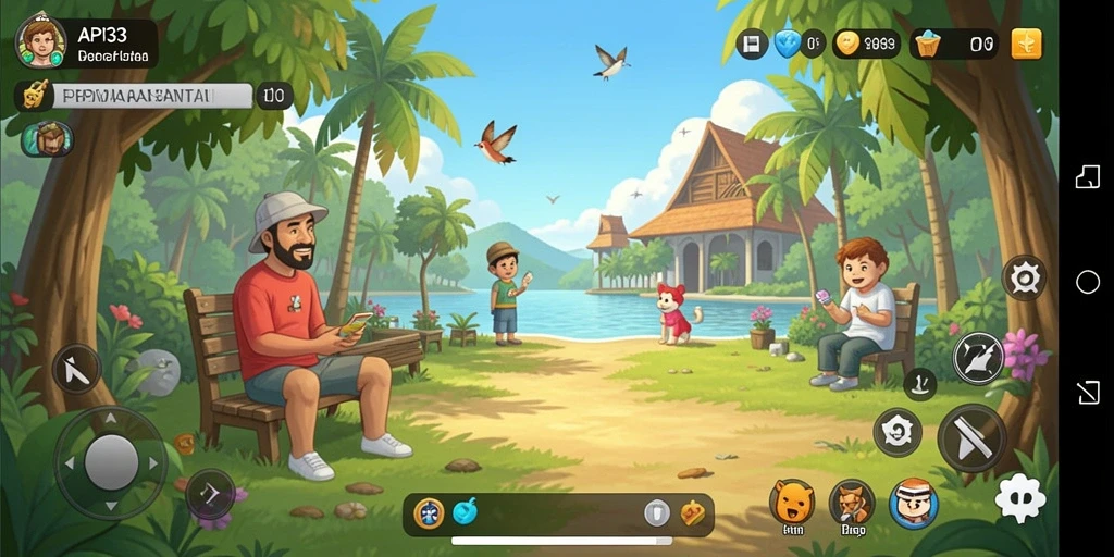 Tampilan gameplay API33 yang menarik dan menghibur.