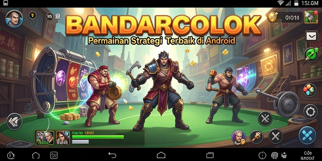 Tampilan gameplay seru dan strategis di BANDARCOLOK.