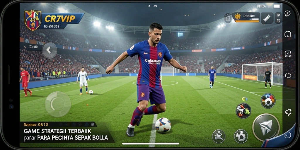 Tampilan gameplay seru di CR7VIP saat Anda mengatur strategi permainan.
