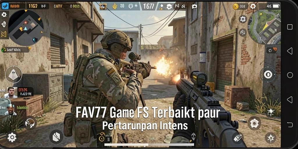 Tampilan gameplay intens dari FAV77 yang menakjubkan.