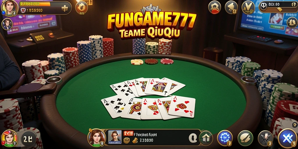 Gameplay seru QiuQiu di FUNGAME777 dengan grafis menarik.