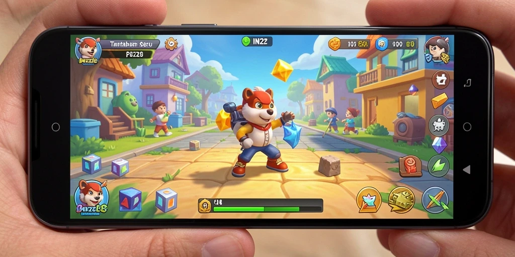 Tampilan gameplay menarik dalam IN22 dengan teka-teki yang menantang.