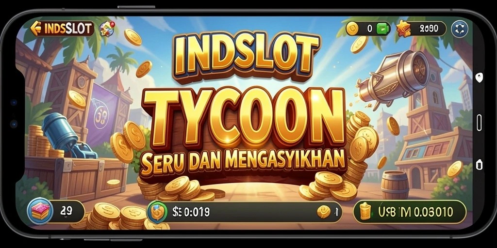 Tampilan gameplay menyenangkan dan penuh warna dari INDSLOT.