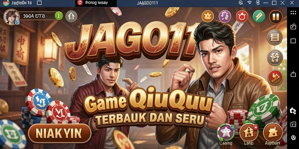 Tampilan menarik dari gameplay QiuQiu di JAGO11.