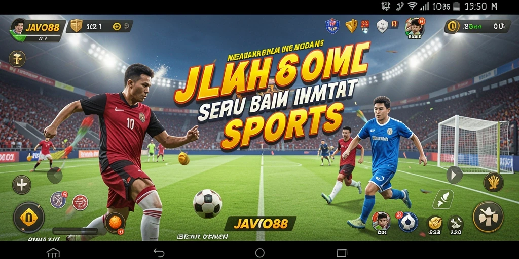 Screenshot menampilkan gameplay seru dari JAVO88 yang penuh aksi olahraga.