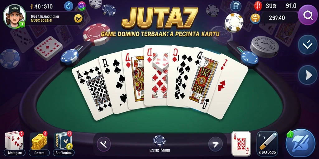 Tampilan gameplay <strong>JUTA7</strong> yang menarik dan menantang.