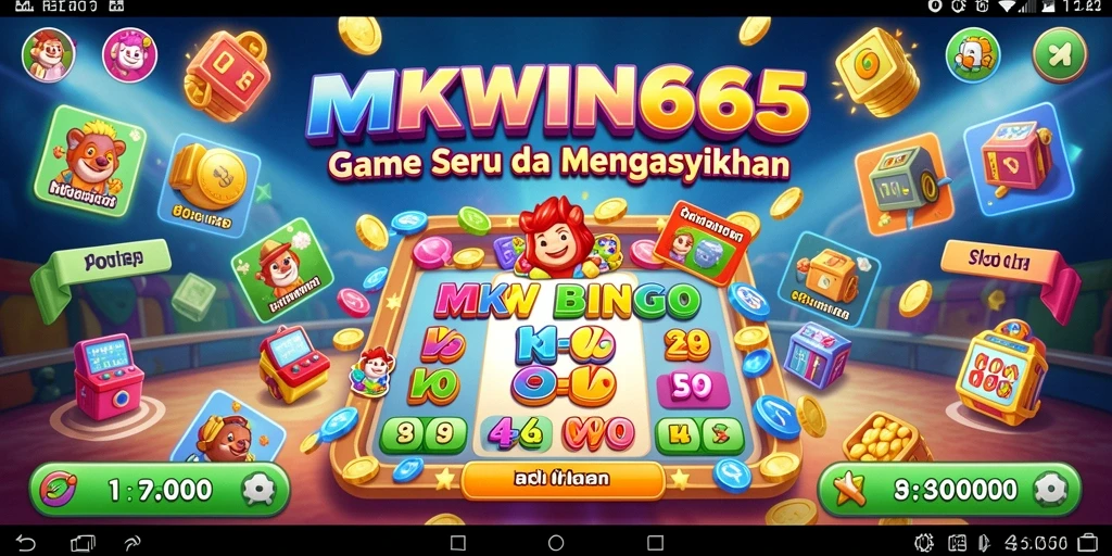 Tampilan gameplay Bingo yang mengasyikkan di MKWIN666.