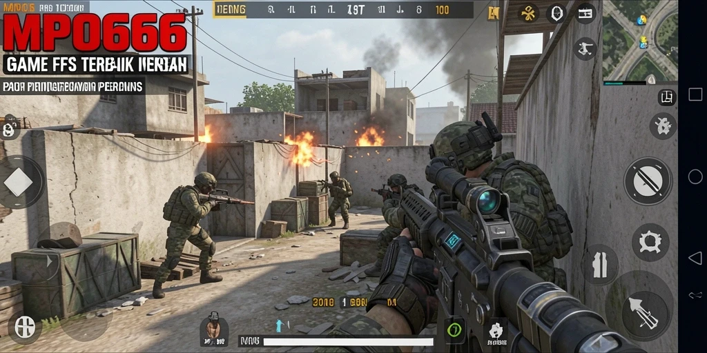 Tampilan gameplay seru dari MPO666 dengan aksi tembak-menembak yang intens.
