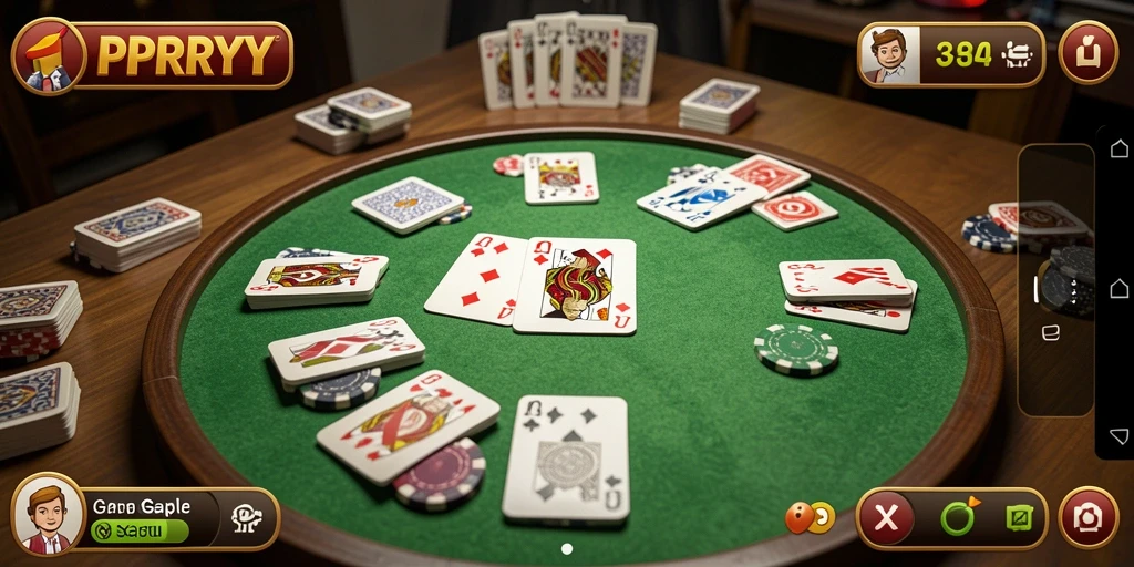 Gameplay Gaple yang menarik dan seru dalam PPRRYY.