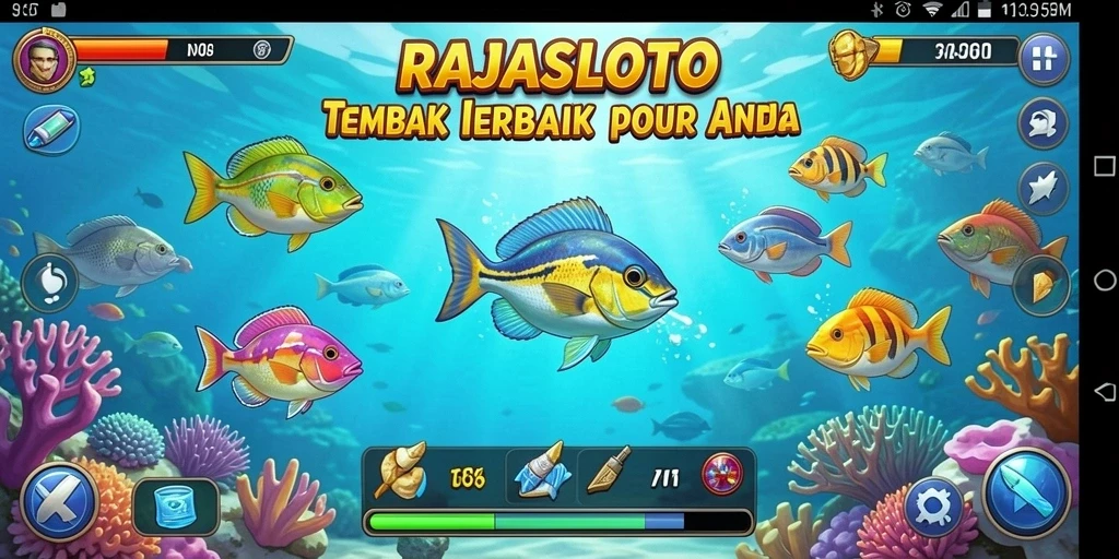 Tangkapan ikan besar dalam gameplay RAJASLOTO yang mendebarkan.