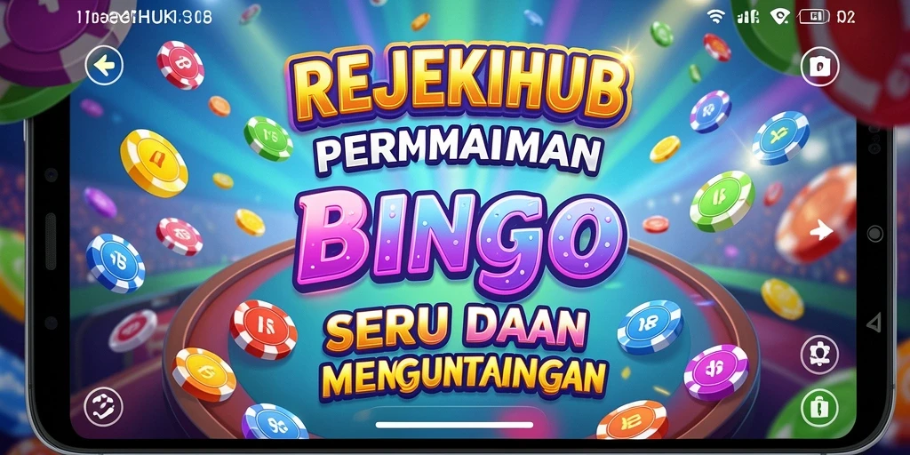 Tampilan antarmuka permainan Bingo yang menarik di REJEKIHUB.