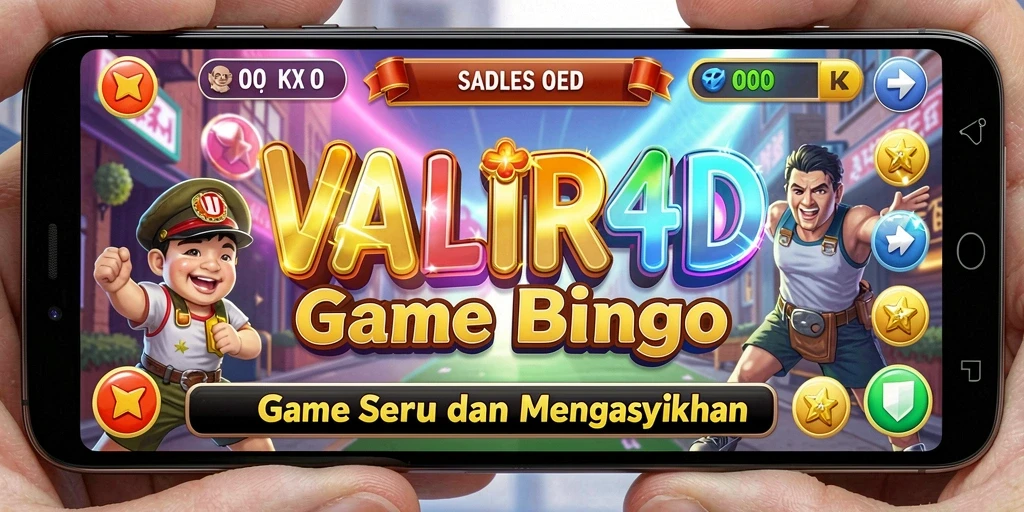 Tampilan menarik gameplay VALIR4D yang membuat Bingo semakin seru.