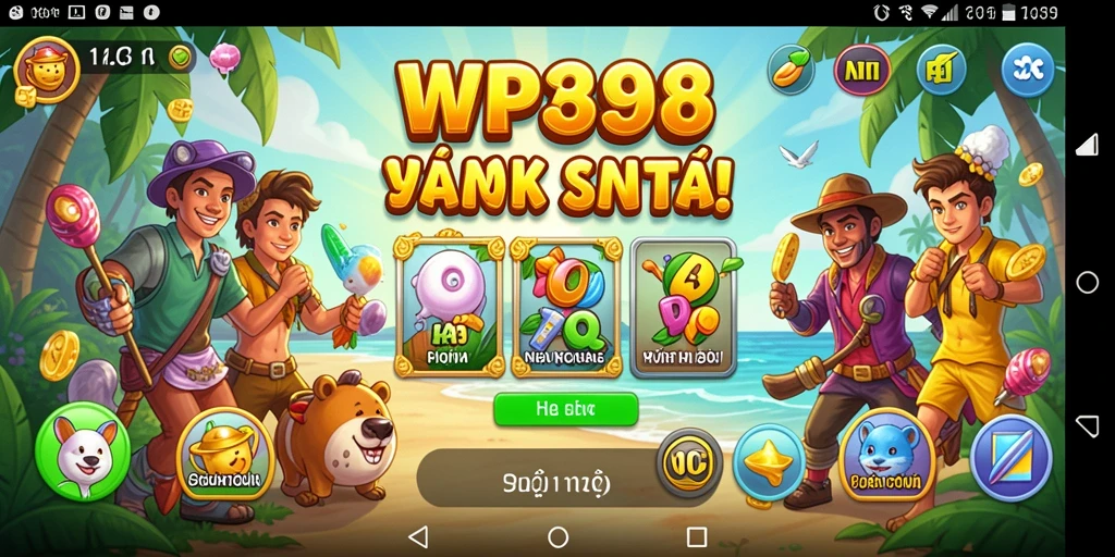Screenshot utama WP888 menampilkan gameplay yang menghibur dan menarik.