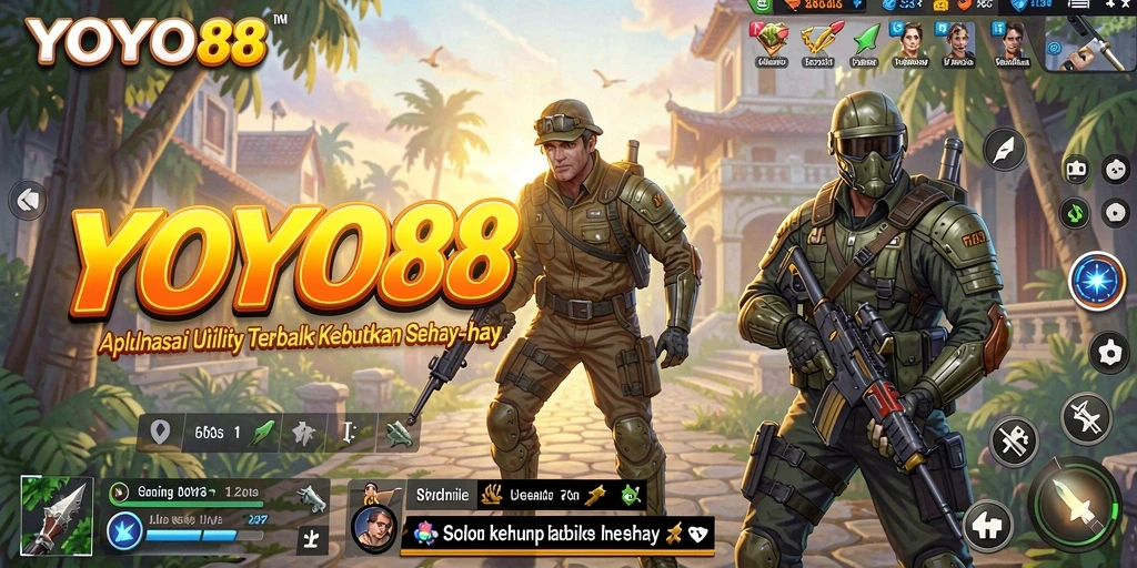 Tampilan antarmuka aplikasi YOYO88 yang memudahkan pengguna.