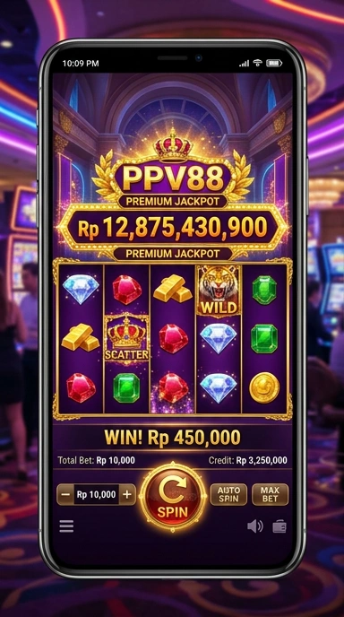 Tampilan aplikasi ppv88 yang user-friendly dan menarik.
